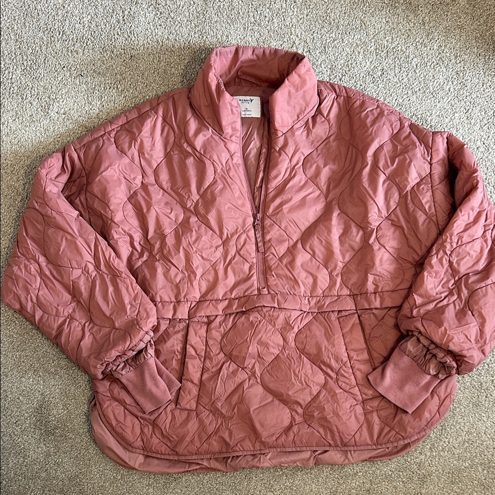 Old Navy Quilted Puffer Jacket - Rose